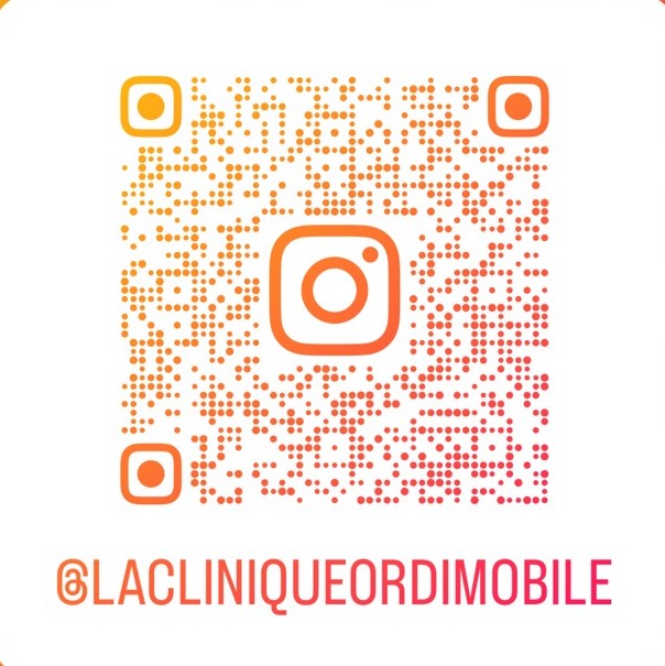 Code QR Instagram La Clinique Ordi Mobile